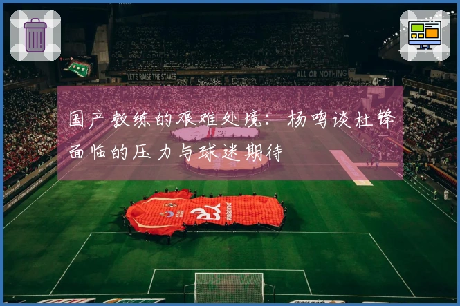 国产教练的艰难处境：杨鸣谈杜锋面临的压力与球迷期待